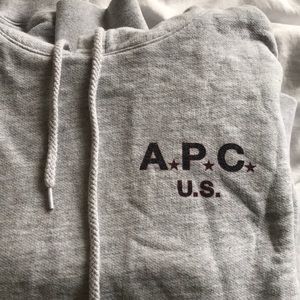 APC grey sweatshirt